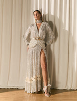 Vestido Bordado Brilho